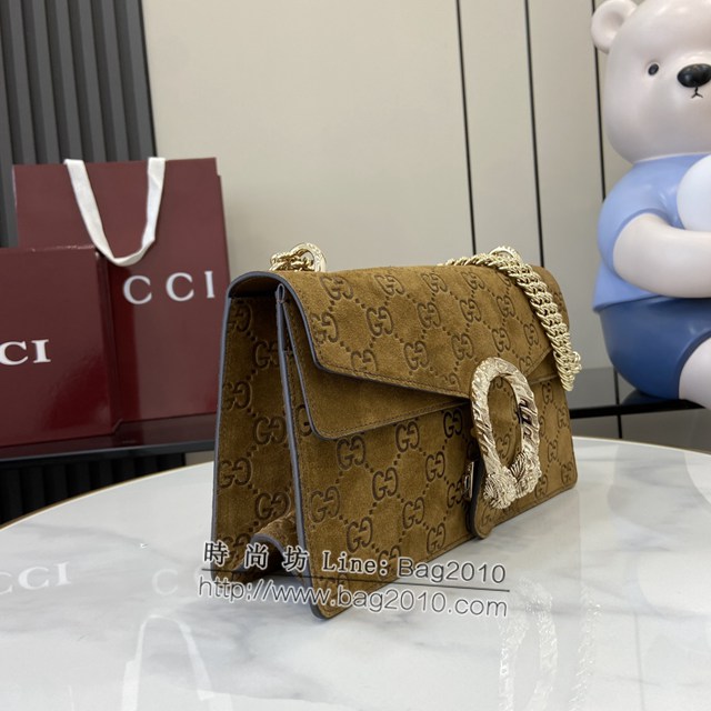 Gucci專櫃古馳經典Dionysus系列小號肩背包鏈條肩背包 jh2350型號：818145